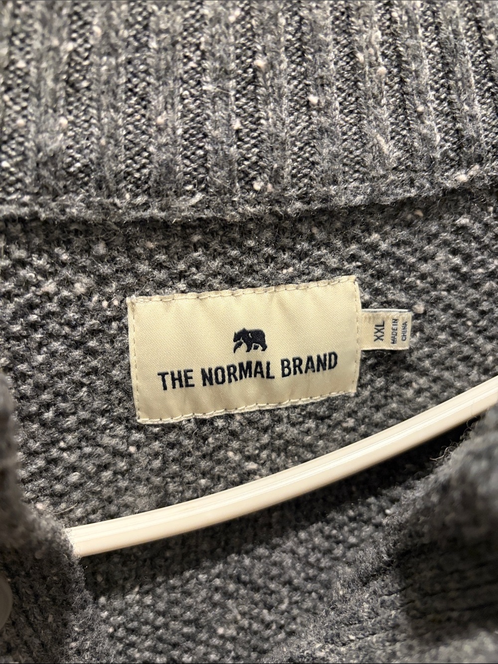 The Normal Brand Men's Heather Gray sweater